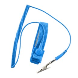1 pcs : iFixit 145071-1 - Wrist Strap with Cord 6.56' (2m) 1 MOhms Blue