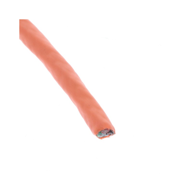 1 pcs : 55A1841-24-0/2/5/9-3 - CABLE 4COND 24AWG ORG SHLD FEET