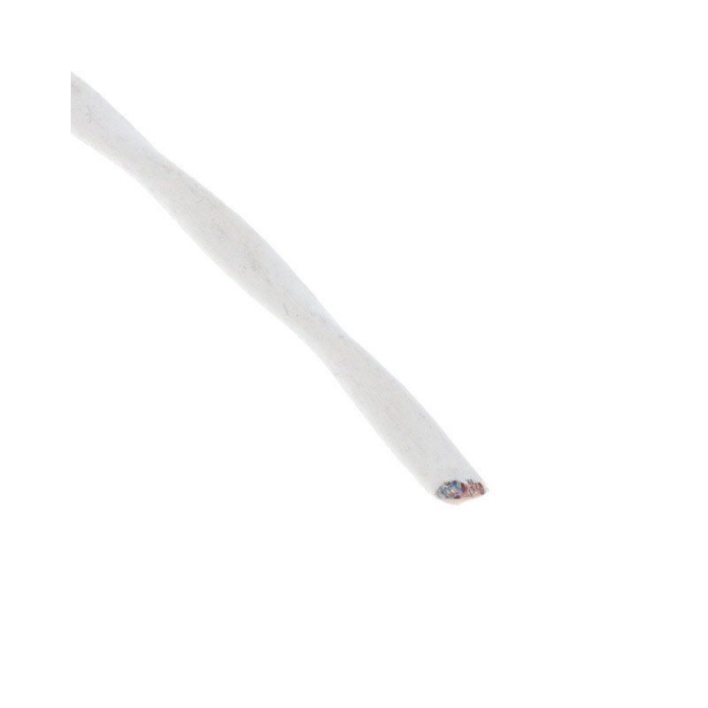 1 pcs : 55PC6003-20-2/6-9CS2502 - CABLE 2CON 20AWG WHT SHLD FEET