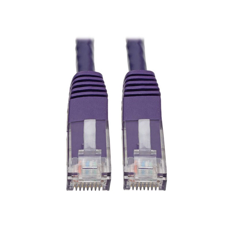 1 pcs : N200-010-PU - CABLE MOD 8P8C PLUG TO PLUG 10'