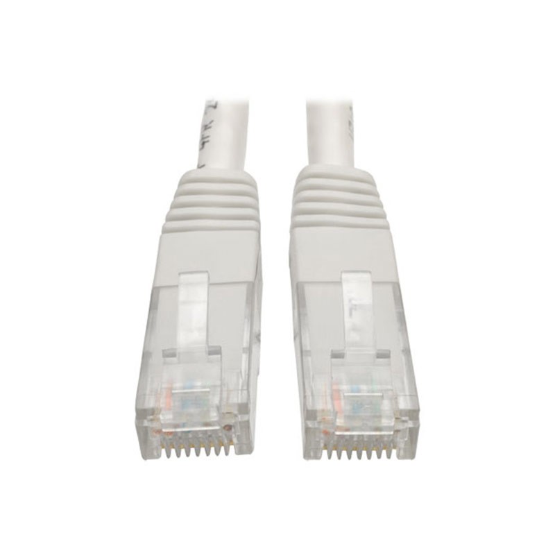 1 pcs : N200-010-WH - CABLE MOD 8P8C PLUG TO PLUG 10'