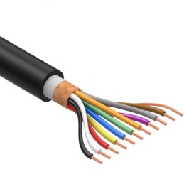 1 pcs : 30-00676 - CABLE 10COND 28AWG BLK SHLD 1M