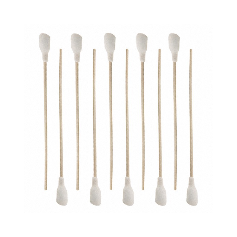 1 pcs : MG Chemicals 812-10 - Swab, Single Head Foam, Cotton Tip 6.00' (152.4mm) 10 PC