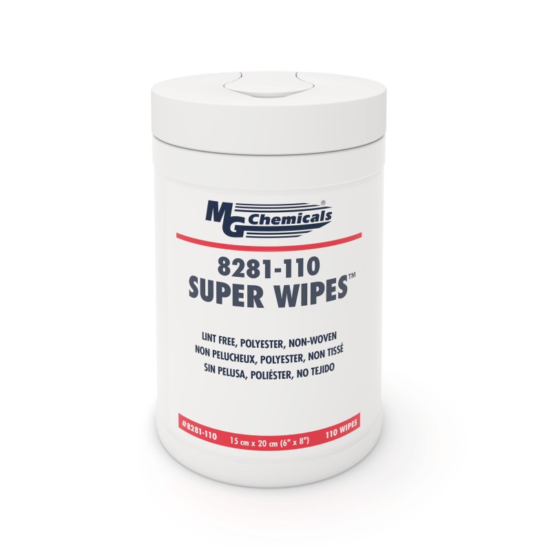 1 pcs : MG Chemicals 8281-110 - Wipes, Dry Moisture Absorption 110 (8' L x 6' W)