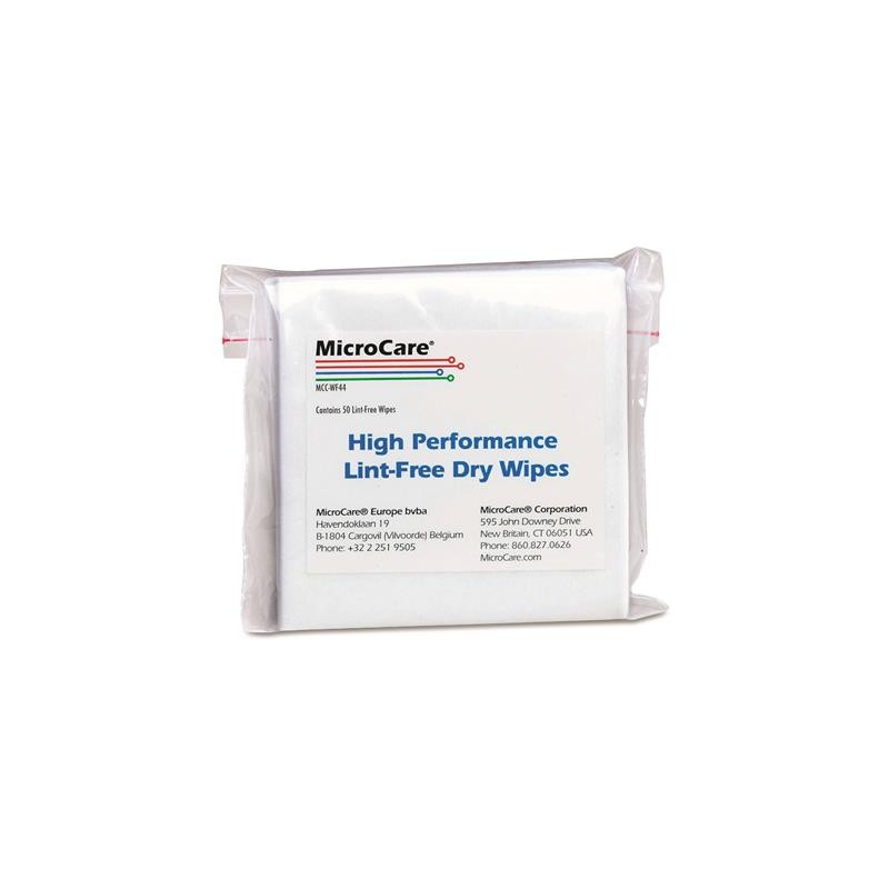 1 pcs : MicroCare Corporation MCC-WF44 - Wipes, Dry Multiple Surfaces 1 (50 ea 4' L x 4' W)