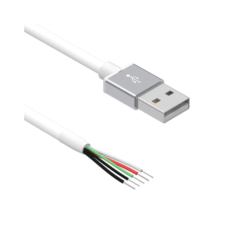 1 pcs : 10-02353 - CBL USB2.0 A PLUG TO OPEN 6.56'