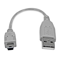 1 pcs : USB2HABM6IN - 6IN MINI USB 2.0 CABLE