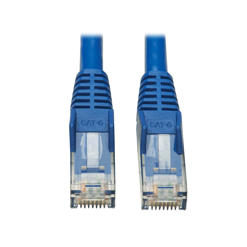 1 pcs : N201P-003-BL - CAT6 GIGABIT SNAGLESS MOLDED UTP