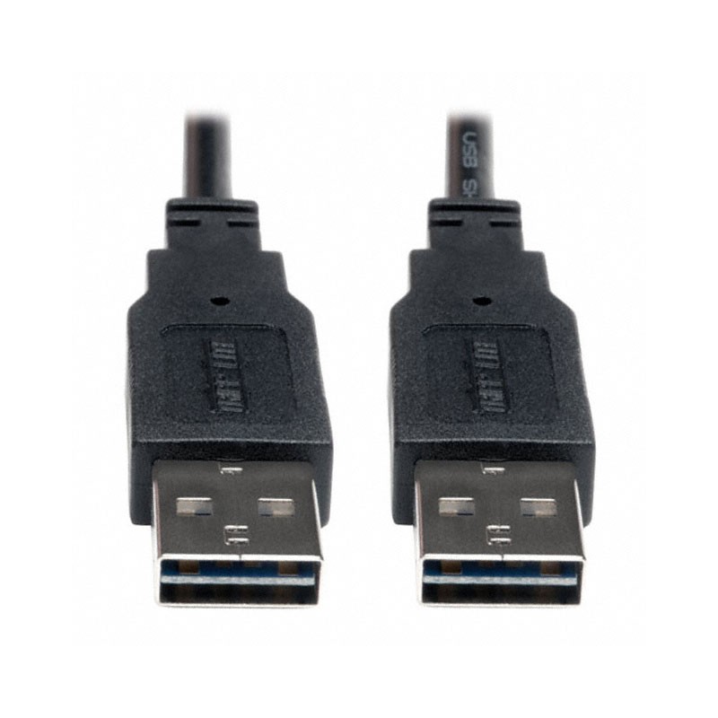 1 pcs : UR020-006 - CBL USB2.0 A PLUG TO A PLUG 6'