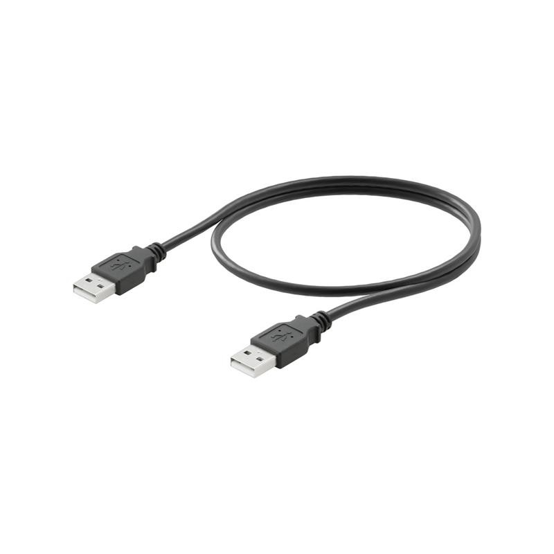 1 pcs : 1993550010 - USB CABLE, USB A, PVC, BLACK