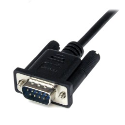 1 pcs : SCNM9FM2MBK - 2M BLACK DB9 NULL MODEM CABLE