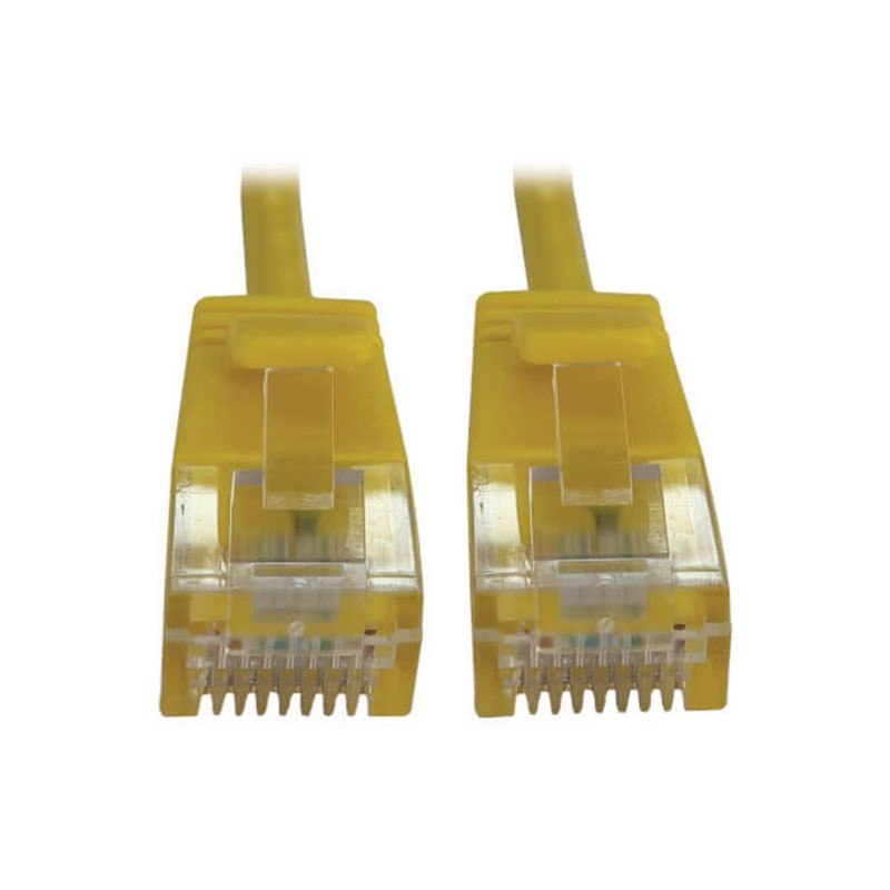 1 pcs : N261-S01-YW - CAT6A 10G SNAGLESS MOLDED SLIM U