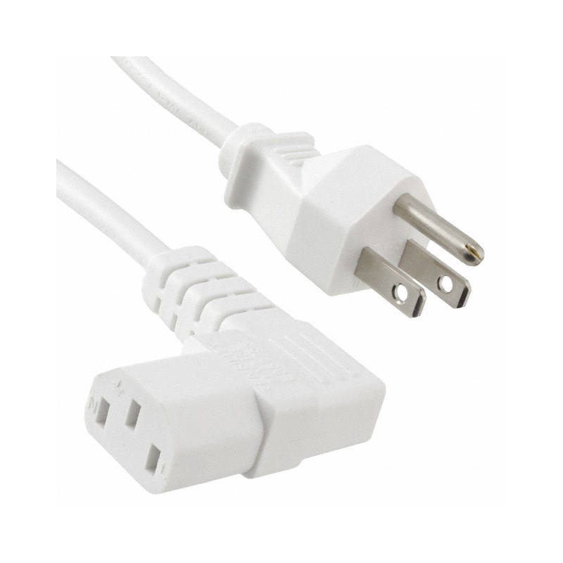 1 pcs : 11-00030 - CORD 18AWG 5-15P - C13 RA 6.56'