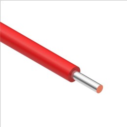 1 pcs : 30-02072 - HOOK-UP SOLID 20AWG RED 16.40'