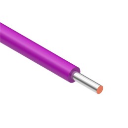 1 pcs : 30-02079 - HOOK-UP SOLID 20AWG PURP 16.40'
