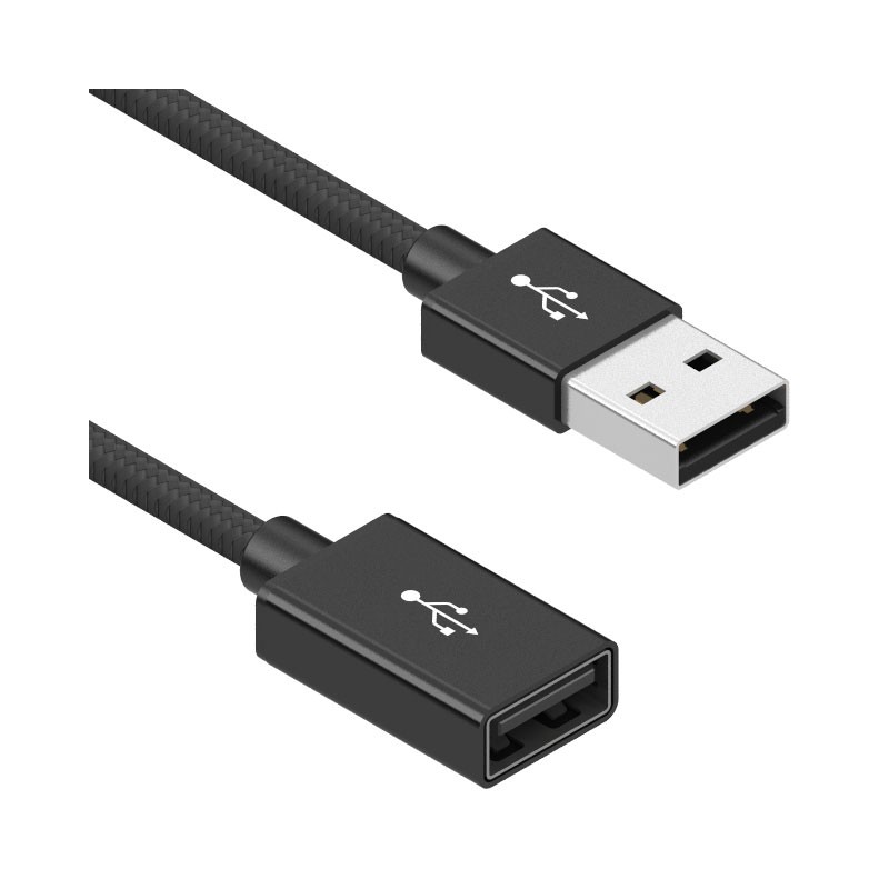 1 pcs : 10-03382 - CBL USB2.0 A RCPT TO A PLG 3.28'