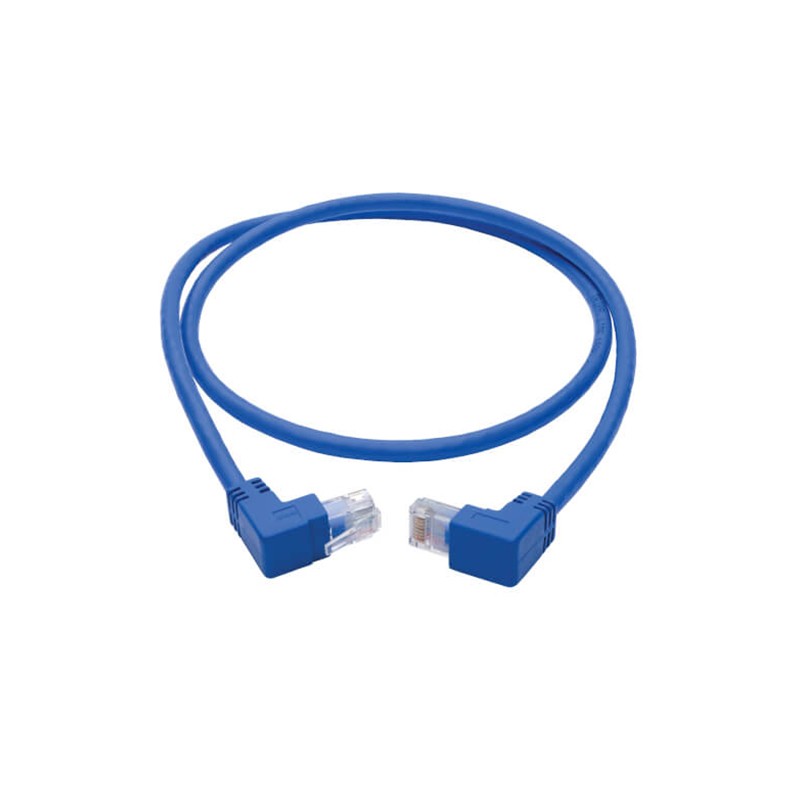 1 pcs : N204-003-BL-UD - CABLE MOD 8P8C PLUG TO PLUG 3'