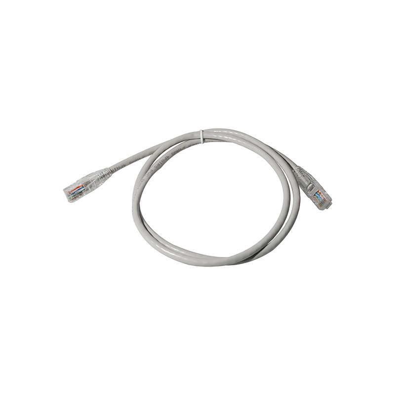 1 pcs : CAT5E-24AWGUTP-GYPVC-1M - CAT5E 24AWG BC UTP Grey PVC 1M