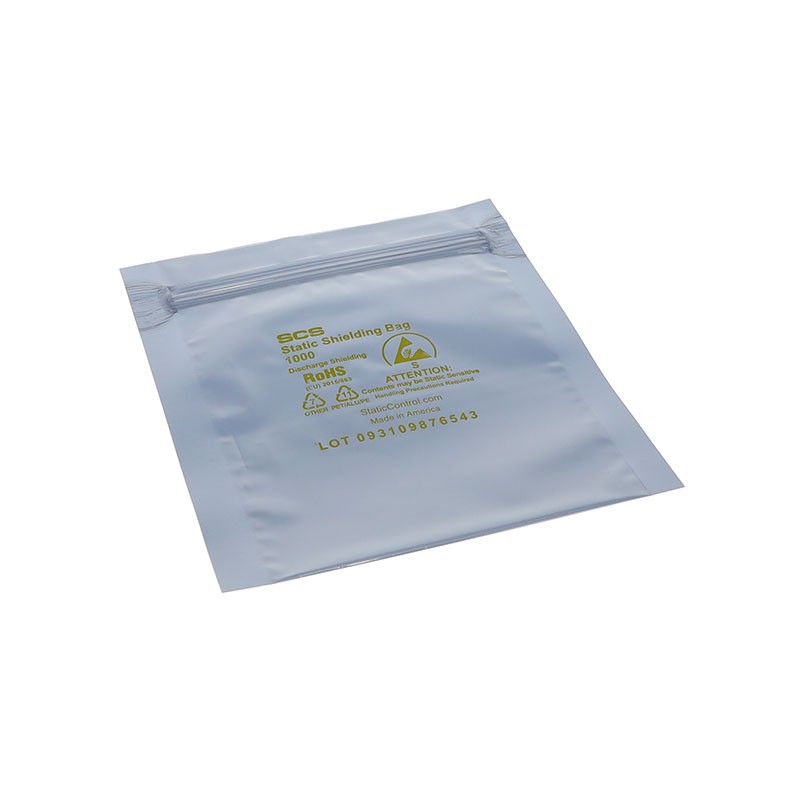 1 pcs : SCS 30045 - Static Shielding Bag &lt10nJ Energy Shielding Silver 4' (101.6mm) X 5' (127mm)