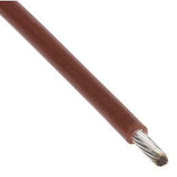 1 Reel of 100 M - RS PRO Brown 0.6 mm² Hook Up Wire, 20 AWG, 19/0.2 mm, 100m, PTFE Insulation