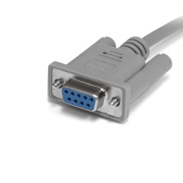 1 pcs : SCNM9FM - 10FT SERIAL NULL MODEM CABLE