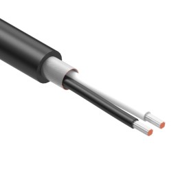 1 pcs : 30-01859 - CABLE 2COND 20AWG BLACK SHLD 1M