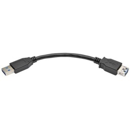 1 pcs : U324-06N-BK - CABLE A RCPT TO A PLUG 0.5'