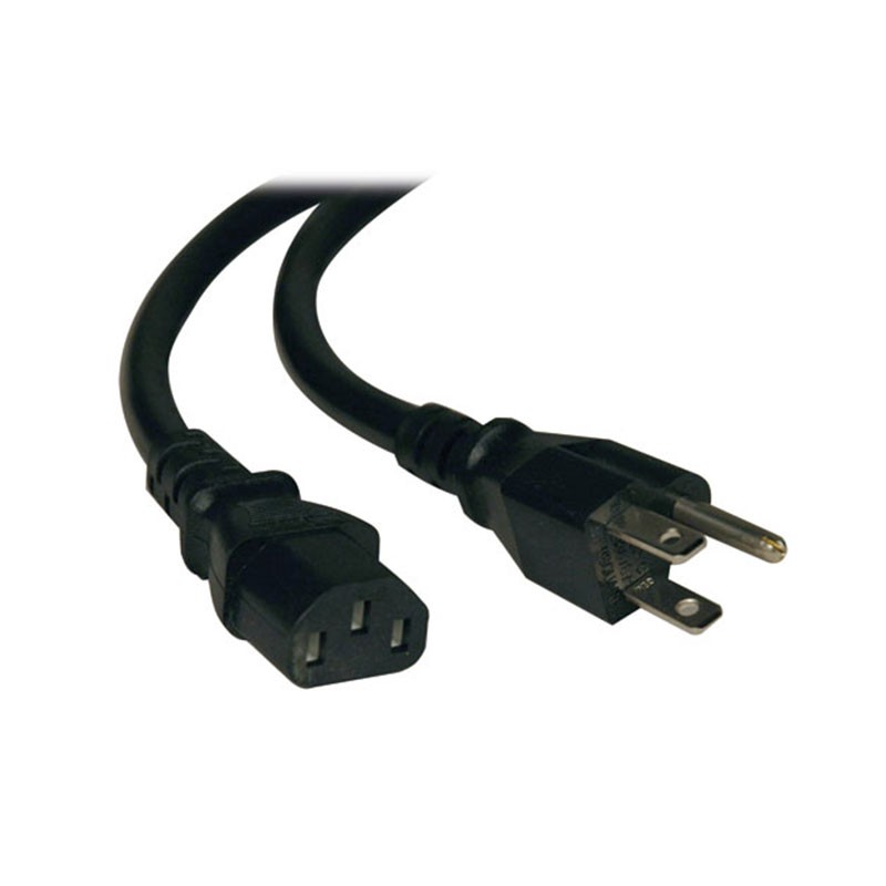 1 pcs : P007-003 - CORD 14AWG NEMA5-15P - IEC320 3'