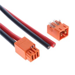 1 pcs : 2332664-4 - CABLE ASSY 0.315' 2POS F-M