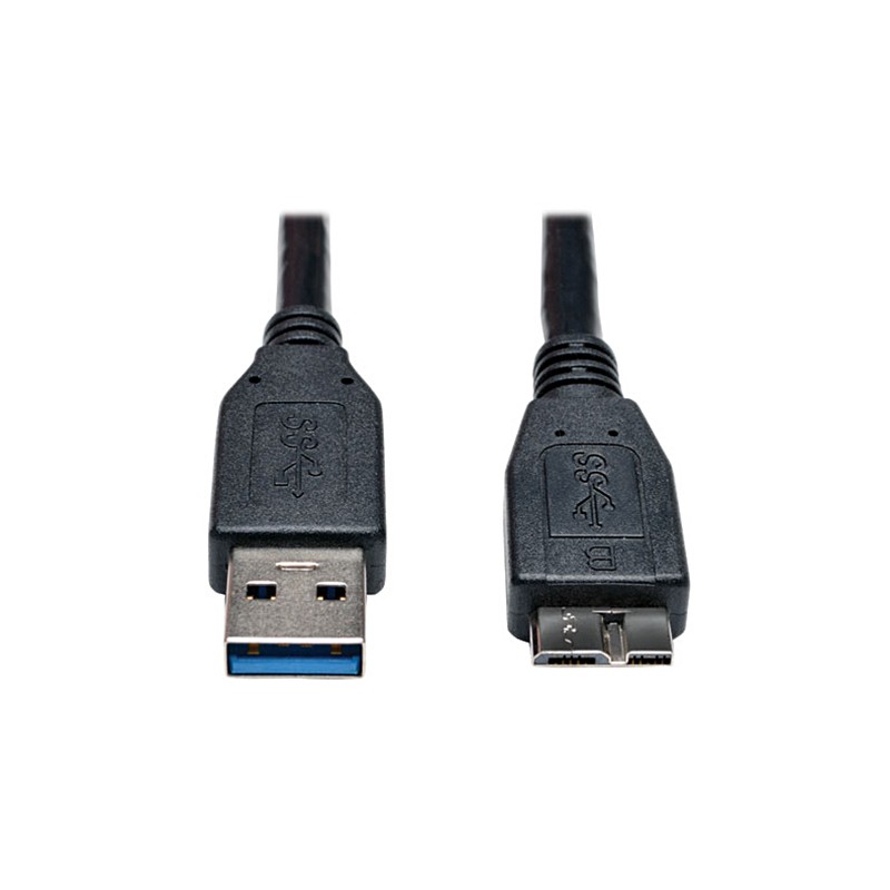 1 pcs : U326-001-BK - CABLE A PLUG TO MCR B PLUG 1'