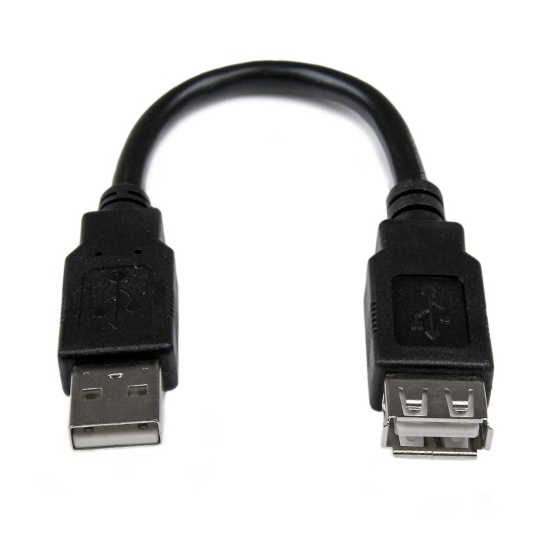1 pcs : USBEXTAA6IN - 6IN USB 2.0 EXTENSION ADAPTER CA