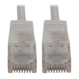 1 pcs : N261-S02-WH - CAT6A 10G SNAGLESS MOLDED SLIM U