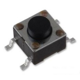 10 pcs - Standard Tactile Switch, SPST 0.05A @ 24VDC 13mm Surface Mount