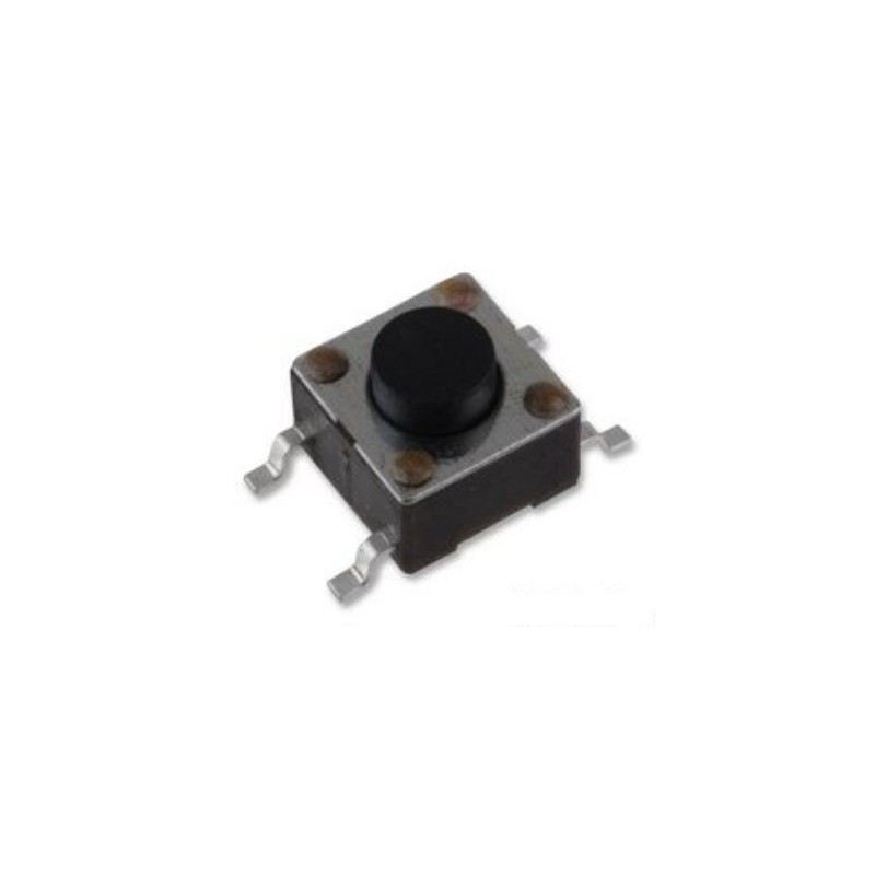 10 pcs - Standard Tactile Switch, SPST 0.05A @ 24VDC 13mm Surface Mount