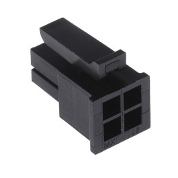 5 pcs - Molex, Micro-Fit 3.0 Female Connector Housing, 3mm Pitch, 4 Way, 2 Row