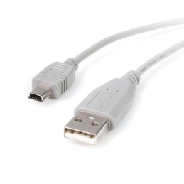 1 pcs : USB2HABM3 - 3 FT MINI USB 2.0 CABLE - A TO M