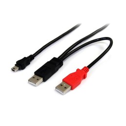 1 pcs : USB2HABMY6 - 6FT USB Y CABLE FOR HARD DRIVE