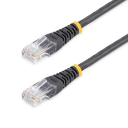 1 pcs : M45PATCH10BK - 10FT BLACK CAT5E PATCH CABLE