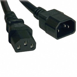 1 pcs : P004-008 - CORD 18AWG IEC320C14 - 320C13 8'