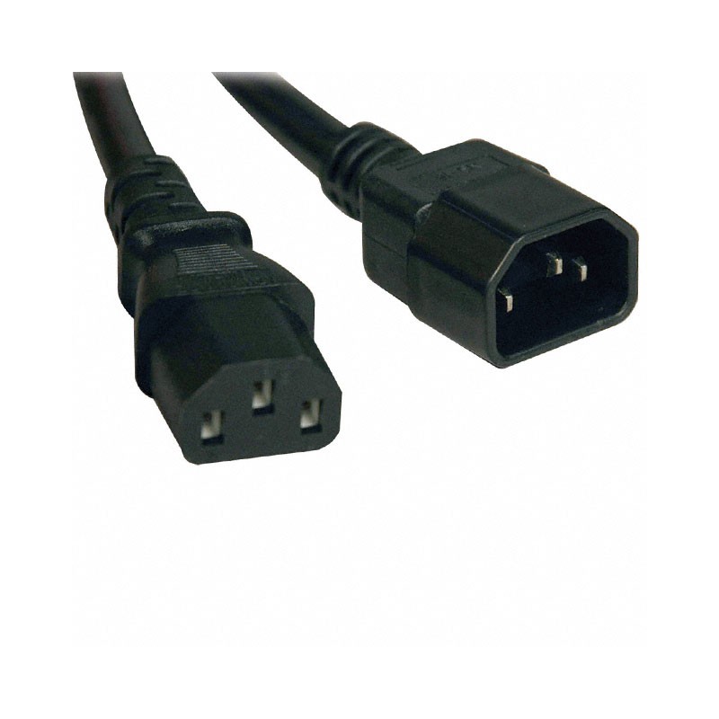 1 pcs : P004-008 - CORD 18AWG IEC320C14 - 320C13 8'