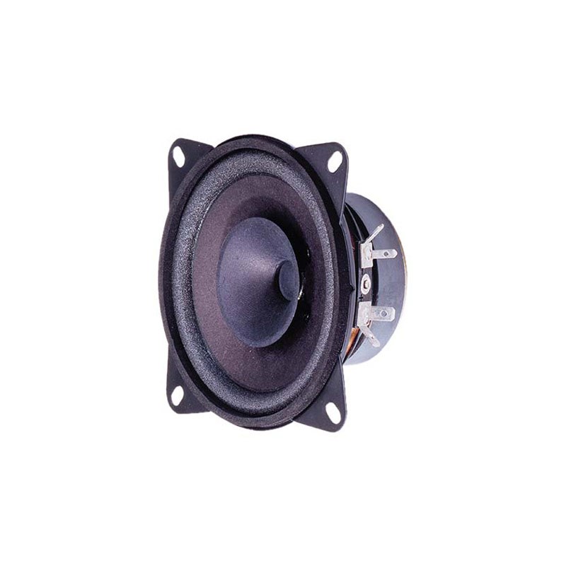 1 pcs : FR 10 HM - 4 OHM - 4 Ohms Full Range Speaker 20 W 95 Hz ~ 22 kHz Top Round, Square Frame