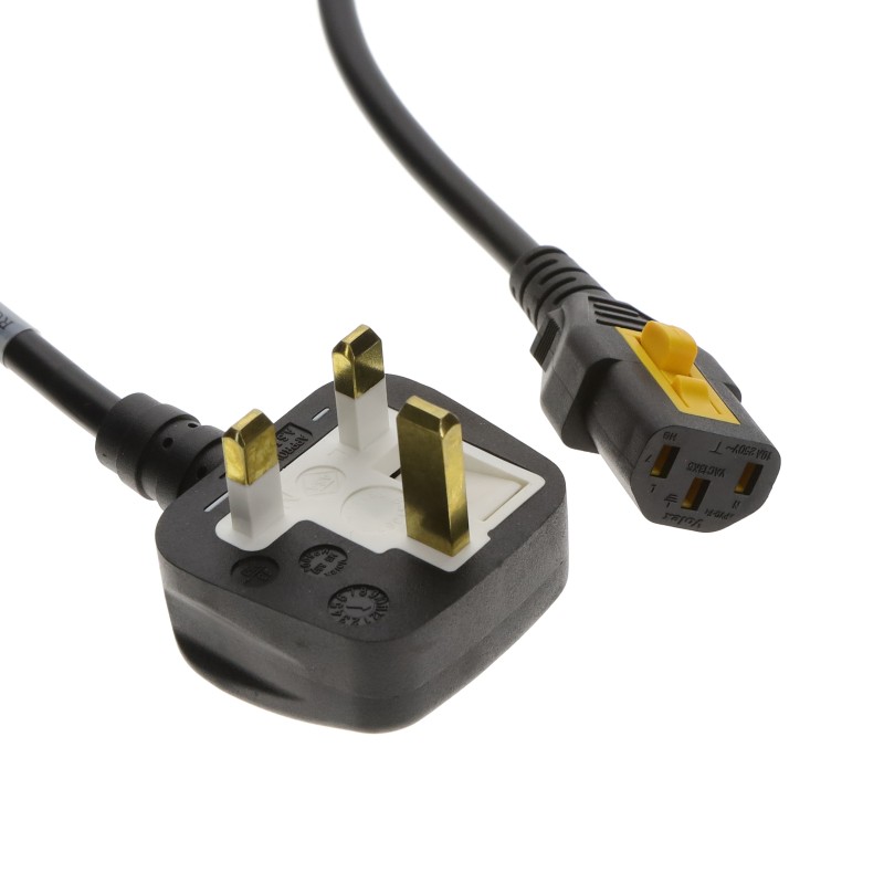 1 pcs : 6051.2068 - CORD BS1363A - IEC 320-C13 4.92'