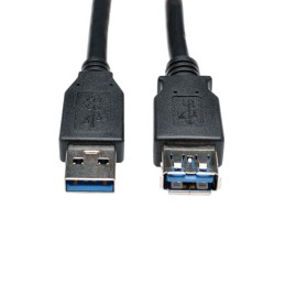 1 pcs : U324-003-BK - CABLE A RCPT TO A PLUG 3'