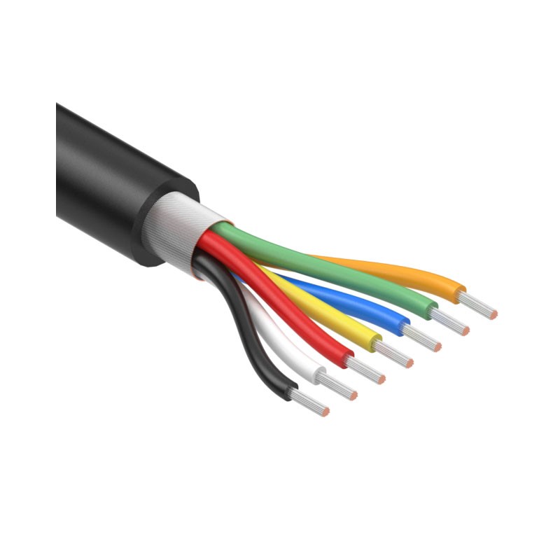 1 pcs : 30-01150 - CABLE 7COND 24AWG BLACK SHLD 1M