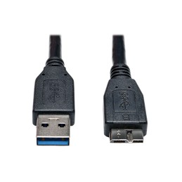 1 pcs : U326-003-BK - CABLE A PLUG TO MCR B PLUG 3'