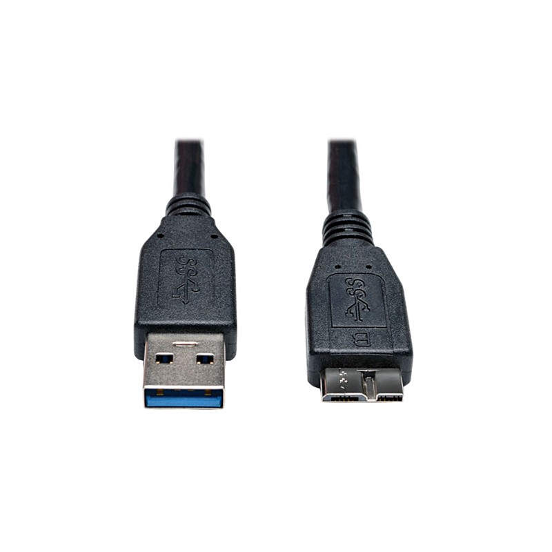 1 pcs : U326-003-BK - CABLE A PLUG TO MCR B PLUG 3'