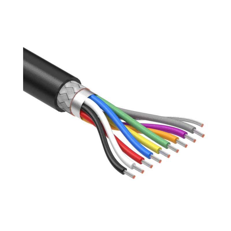 1 pcs : 30-01089 - CABLE 9COND 22AWG BLACK SHLD 1M
