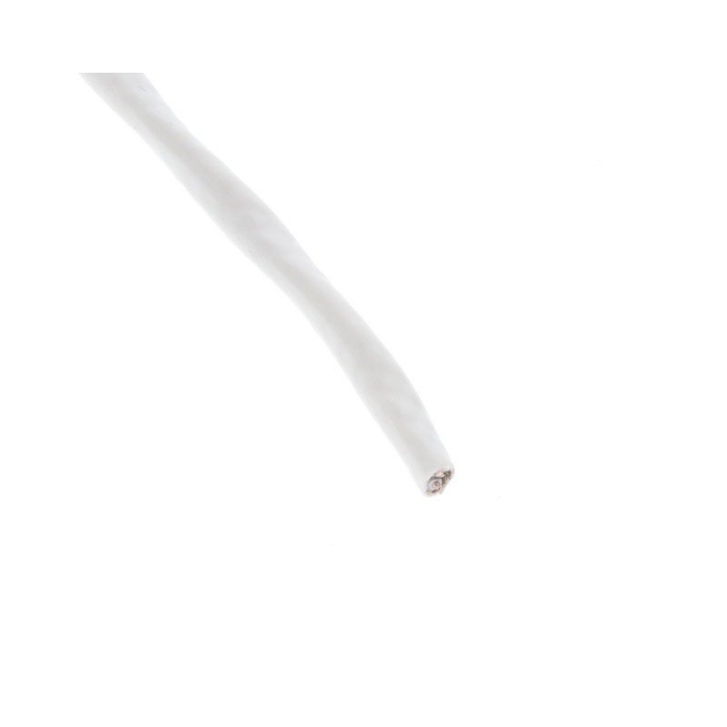 1 pcs : 55A1121-26-0/9-9 - CABLE 2CON 26AWG WHT SHLD FEET