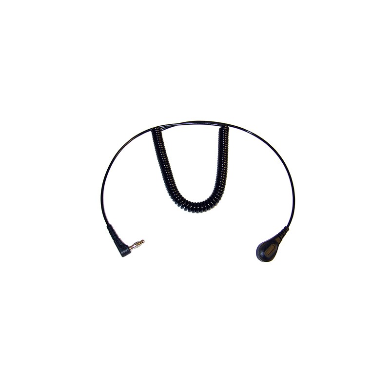 1 pcs : Transforming Technologies CC9037R - Cord (For Wrist Straps) 6' (1.83m) 1 mOhms Black