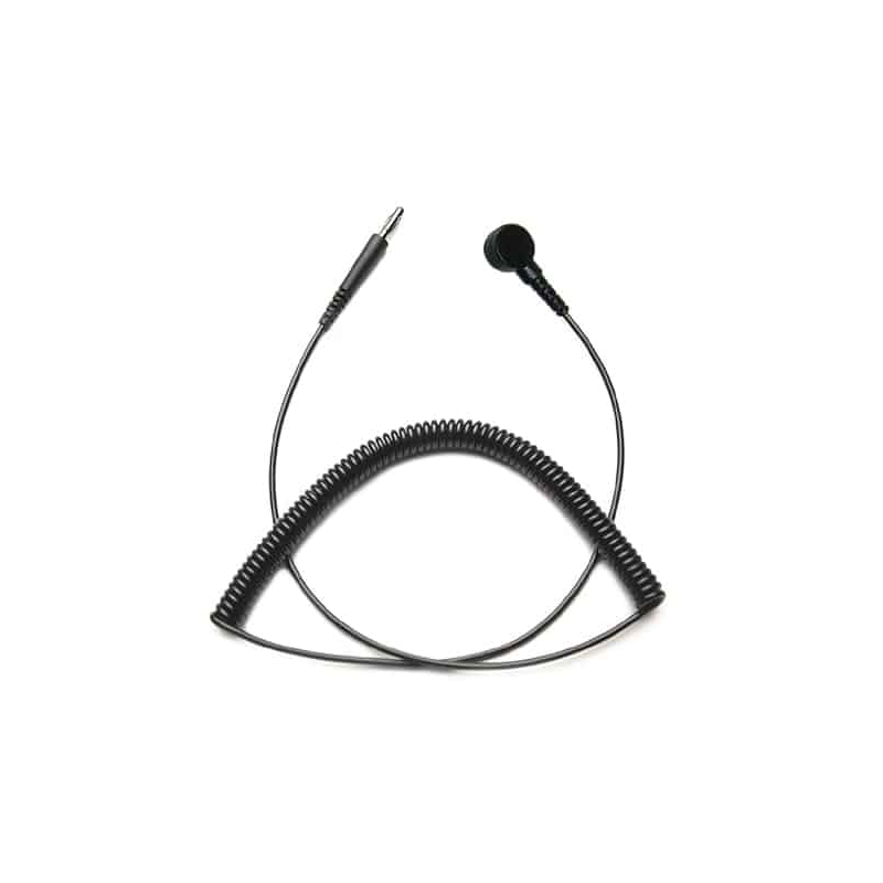 1 pcs : Transforming Technologies DK-CC0043 - Cord (For Wrist Straps) 12' (3.66m) 1 MOhms Black